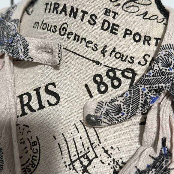 Free People x Urban Outfitters Tribal Print Top - Picture 3 of 10